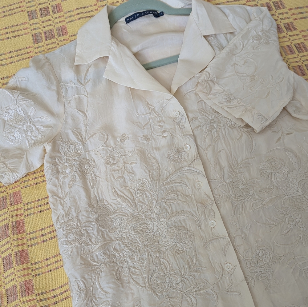 Ralph Lauren silk blouse 6